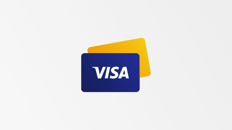 Illustration of visa cards.