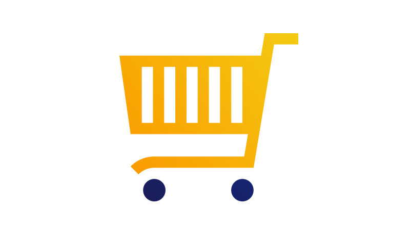 Illustration of a shopping cart.