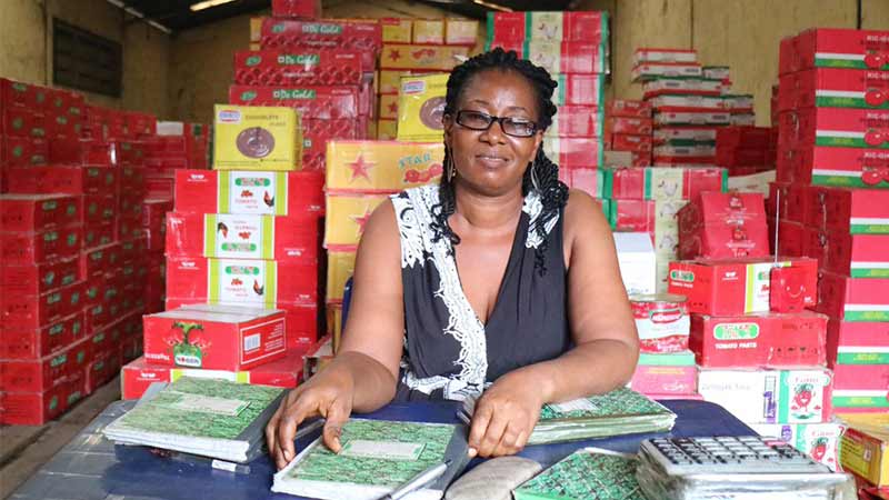 woman in shop